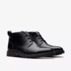 Aldwin Chukka boots i svart skinn for menn – Us
