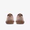Aldwin Lace – grå Oxfords i semsket skinn for menn