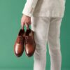 Aldwin Lace, herreOxfords i tanfarget skinn