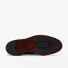 Aldwin Lace – sorte skinn-Oxfords for menn