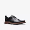 Aldwin Lace – sorte skinn-Oxfords for menn