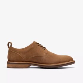 Aldwin Lace tan-fargede suede-Oxfords for menn