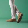 Aldwin Lace tan-fargede suede-Oxfords for menn
