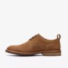 Aldwin Lace tan-fargede suede-Oxfords for menn