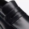 Aldwin Step loafers for menn i svart skinn