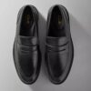 Aldwin Step loafers for menn i svart skinn