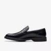 Aldwin Step loafers for menn i svart skinn