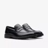 Aldwin Step loafers for menn i svart skinn