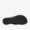 Arla Glison svarte Fabriccloudsteppers™-Flip-flops for damer