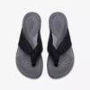 Arla Glison svarte Fabriccloudsteppers™-Flip-flops for damer