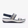 Arla Stroll Navy flerfargede Cloudsteppers™-sandaler for kvinner