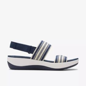 Arla Stroll Navy flerfargede Cloudsteppers™-sandaler for kvinner