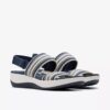 Arla Stroll Navy flerfargede Cloudsteppers™-sandaler for kvinner