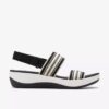 Arla Stroll svart flerfarget Cloudsteppers™-sandaler for damer