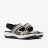 Arla Stroll svart flerfarget Cloudsteppers™-sandaler for damer
