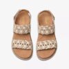 Arwell Glide Metallic kombinasjonsflate sandaler for kvinner