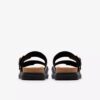 Arwell Step flate sandaler i svart skinn for damer