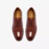 Bowburn Cap-brogues for menn i tan-farget skinn