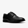 Bowburn Cap – svart skinn-Oxford for menn