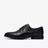 Bowburn Lace – svart skinn-Oxford for menn