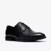 Bowburn Lace – svart skinn-Oxford for menn