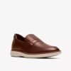 Brantin Loafer for menn – loafers i tan-farget skinn