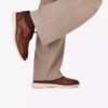 Brantin Plain mørkebrune skinn-Oxfords for menn
