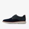 Brantin Plain Navy strikket derby-sko for menn