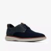 Brantin Plain Navy strikket derby-sko for menn