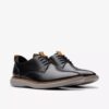 Brantin Plain – sorte skinn-Oxfords for menn