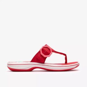 Breeze Cove Poppy Red-flip-flops for kvinner