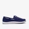 Breeze Edge Navy slip-ons for kvinner