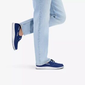 Breeze Edge Navy slip-ons for kvinner