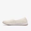 Breeze Lily hvite Slip-ons for kvinner