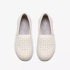 Breeze Lily hvite Slip-ons for kvinner