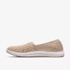 Breeze Lily Light Taupe slip-ons for damer