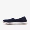 Breeze Lily Navy slip-ons for kvinner