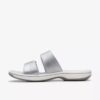 Breeze Maye Silver flate Cloudsteppers™-sandaler for kvinner