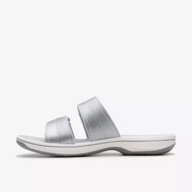 Breeze Maye Silver flate Cloudsteppers™-sandaler for kvinner