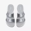 Breeze Maye Silver flate Cloudsteppers™-sandaler for kvinner