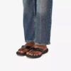 Breeze Reyna svarte lakksandaler for kvinner fra Cloudsteppers™ Flip-flops