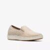 Breeze Sky Zoe Sand Canvas Slip-ons for kvinner
