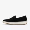Breeze Sky Zoe – svarte Slip-ons i canvas for damer