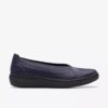 Breezesky Air Navy tekstil-slip-ons for kvinner