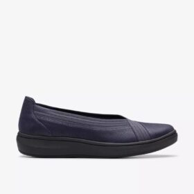 Breezesky Air Navy tekstil-slip-ons for kvinner