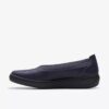 Breezesky Air Navy tekstil-slip-ons for kvinner