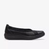 Breezesky Air svart tekstil-Slip-ons for damer