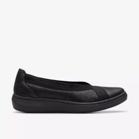 Breezesky Air svart tekstil-Slip-ons for damer