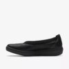 Breezesky Air svart tekstil-Slip-ons for damer