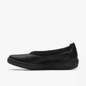 Breezesky Air svart tekstil-Slip-ons for damer
